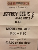 Jeffrey Lewis & Los Bolts / Model Village on Oct 5, 2017 [816-small]