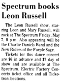 Leon Russell / New Riders of the Purple Sage / The Charlie Daniels Band on May 7, 1976 [867-small]