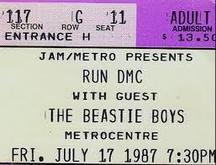 RUN DMC With Guest The Beastie Boys on Jul 17, 1987 [917-small]