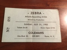 Zebra on Jul 31, 1983 [297-small]