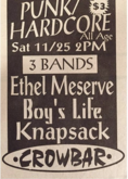 Knapsack / Boys Life / Ethel Meserve on Nov 25, 1995 [089-small]