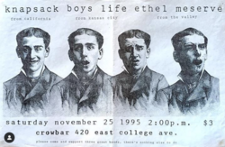 Knapsack / Boys Life / Ethel Meserve on Nov 25, 1995 [092-small]