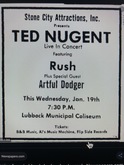 Ted Nugent Free For All Tour/Rush on Jan 19, 1977 [329-small]