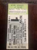 The Rolling Stones / ZZ Top / Fabulous Thunderbirds on Nov 1, 1981 [518-small]