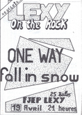 One Way / Fall In Snow on Apr 19, 1985 [856-small]