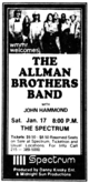 Allman Brothers Band / John Hammond on Jan 17, 1981 [160-small]