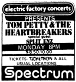 Tom Petty And The Heartbreakers / Split Enz on Jul 27, 1981 [161-small]
