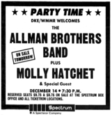 Allman Brothers Band / Molly Hatchet on Dec 14, 1981 [181-small]