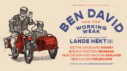 Ben David and the Working Weak / Lande Hekt / Tahlia Jayde on Mar 12, 2020 [418-small]
