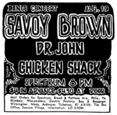 savoy brown / Dr. John / Chicken Shack on Aug 19, 1970 [774-small]