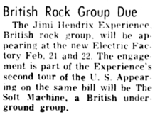Jimi Hendrix / Soft Machine / Woody's Truck Stop on Feb 22, 1968 [884-small]