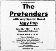 The Pretenders / Iggy Pop / Sarah Silverman on Jan 22, 1987 [120-small]