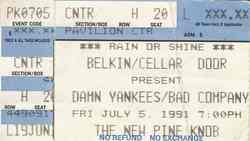 Damn Yankees / Bad Company on Jul 5, 1991 [217-small]