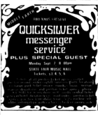 Quicksilver Messenger Service on Sep 7, 1970 [267-small]