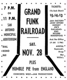 Grand Funk Railroad / Humble Pie on Nov 28, 1970 [375-small]