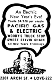 Pacific Gas & Electric / Woody's Truck Stop / Sweet Stavin Chain on Dec 31, 1968 [449-small]