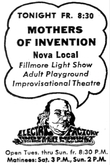 Mothers of Invention / Frank Zappa / Nova Local on Mar 24, 1968 [454-small]
