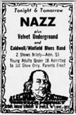 Nazz / the velvet underground / Caldwell/Winfield Blues Band on Sep 20, 1968 [475-small]