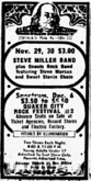 Steve Miller Band / Counts Rock Band / Sweet Stavin Chain on Nov 30, 1968 [483-small]