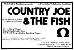 Country Joe & The Fish / Sweet Stavin Chain on Mar 22, 1970 [491-small]