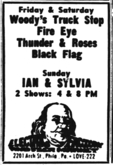 Woody's Truck Stop / Fire Eye Thunder & Roses / Black Flag on Mar 21, 1969 [500-small]