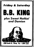B.B. King / Sweet Nothin' / Damion on Mar 14, 1969 [503-small]