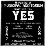 Yes / The Fabulous Rhinestones on Sep 29, 1972 [706-small]