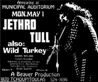 Jethro Tull / Wild Turkey on May 1, 1972 [707-small]