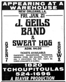 The J. Geils Band / Sweat Hog on Jan 21, 1972 [731-small]
