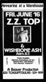 ZZ Top / Wishbone Ash on Jun 16, 1972 [743-small]