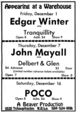 Edgar Winter / Tranquillity on Dec 1, 1972 [746-small]