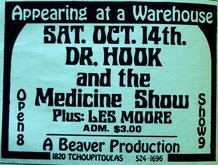Dr. Hook And The Medicine Show / Les Moore on Oct 14, 1972 [850-small]