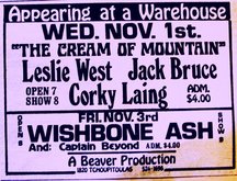 Wishbone Ash / Captain Beyond on Nov 3, 1972 [878-small]