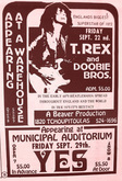 T-Rex / The Doobie Brothers on Sep 22, 1972 [898-small]