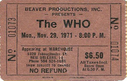 The Who / Bell And Arc on Nov 29, 1971 [958-small]