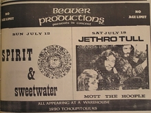 Jethro Tull / Mott the Hoople on Jul 18, 1970 [972-small]