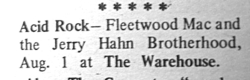 Fleetwood Mac / Jerry Hahn Brotherhood on Aug 1, 1970 [975-small]