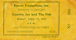 Country Joe & The Fish / Hampton Grease Band on Apr 17, 1970 [062-small]