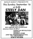 Steely Dan / Pot Liquor And Gladstone on Sep 16, 1973 [139-small]