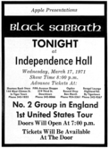 Black Sabbath on Mar 17, 1971 [260-small]