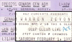 Warren Zevon on Feb 1, 1992 [570-small]
