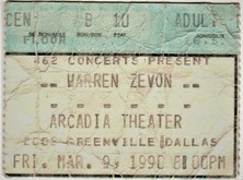 Warren Zevon on Mar 9, 1990 [573-small]