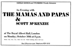The Mamas & the Papas / Scott McKenzie on Oct 30, 1967 [843-small]