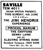 Jimi Hendrix / Procol Harum / The Chiffons / Denny Laine on Jun 4, 1967 [846-small]