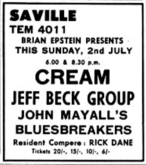 Cream / Jeff Beck Group / John Mayall on Jul 2, 1967 [847-small]