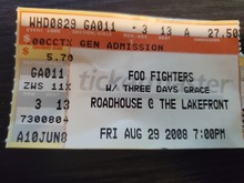 Foo Fighters / Three Days Grace on Aug 29, 2008 [883-small]