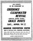 Creedence Clearwater Revival / The Grass Roots on Apr 19, 1969 [917-small]