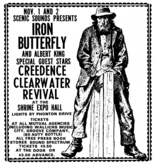 iron butterfly / Creedence Clearwater Revival / Albert King on Nov 1, 1968 [918-small]