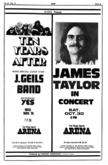 Ten Years After / J. Geils Band / Yes on Nov 10, 1971 [922-small]