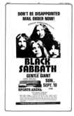 Black Sabbath / Gentle Giant on Sep 10, 1972 [934-small]